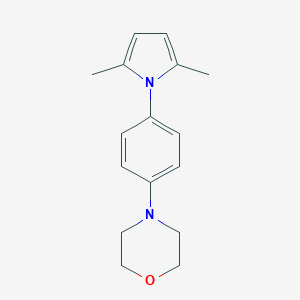 4-[4-(2,5-dimethyl-1H-pyrrol-1-yl)phenyl]morpholine