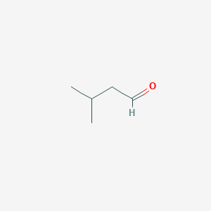 molecular formula C5H10O<br>(CH3)2CHCH2CHO<br>C5H10O B047997 Isovaleraldehyde CAS No. 590-86-3