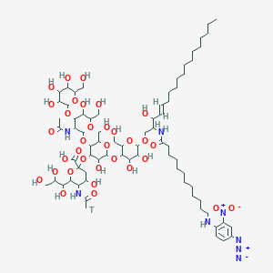 molecular formula C73H122N8O33 B048003 Anad-GM1 CAS No. 116926-94-4