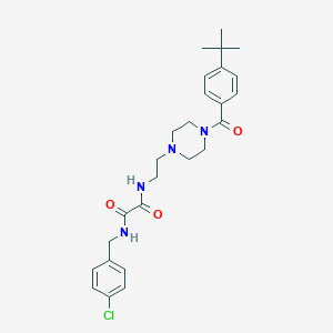 N-(2-{4-[(4-tert-butylphenyl)carbonyl]piperazin-1-yl}ethyl)-N'-(4-chlorobenzyl)ethanediamide