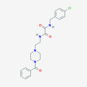 N-[2-(4-benzoylpiperazin-1-yl)ethyl]-N'-[(4-chlorophenyl)methyl]oxamide