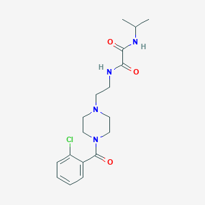 N~1~-{2-[4-(2-chlorobenzoyl)-1-piperazinyl]ethyl}-N~2~-isopropylethanediamide