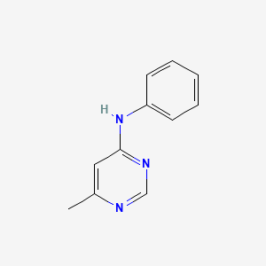 molecular formula C11H11N3 B4802337 6-methyl-N-phenylpyrimidin-4-amine 