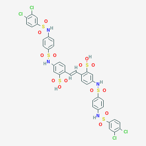 molecular formula C38H28Cl4N4O14S6 B048028 Eucoriol CAS No. 118265-89-7