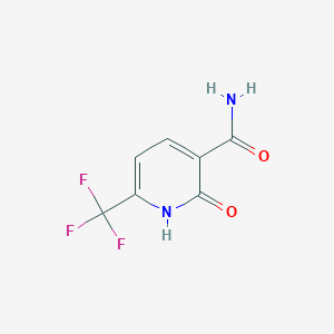 molecular formula C7H5F3N2O2 B048032 2-羟基-6-(三氟甲基)烟酰胺 CAS No. 116548-03-9