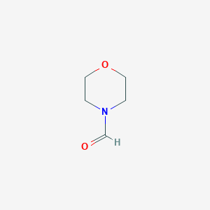 molecular formula C5H9NO2 B048038 4-吗啉甲醛 CAS No. 4394-85-8