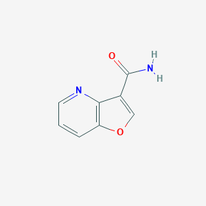 molecular formula C8H6N2O2 B048040 Furo[3,2-b]pyridine-3-carboxamide CAS No. 112372-22-2