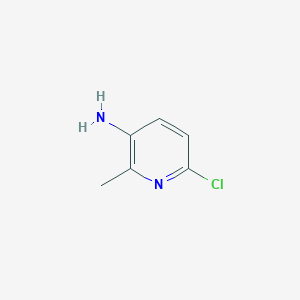 molecular formula C6H7ClN2 B048049 3-Amino-6-chloro-2-picoline CAS No. 164666-68-6