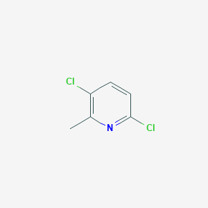 molecular formula C6H5Cl2N B048054 3,6-Dichloro-2-methylpyridine CAS No. 123280-64-8