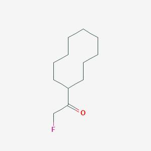 molecular formula C12H21FO B048058 1-Cyclodecyl-2-fluoroethan-1-one CAS No. 122128-58-9