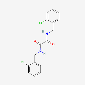 molecular formula C16H14Cl2N2O2 B4806384 N,N'-bis(2-chlorobenzyl)ethanediamide 