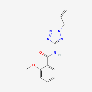 molecular formula C12H13N5O2 B4806804 N-(2-allyl-2H-tetrazol-5-yl)-2-methoxybenzamide 