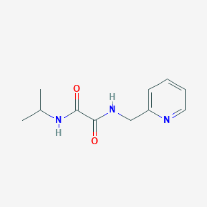 molecular formula C11H15N3O2 B4806944 N-(propan-2-yl)-N'-(pyridin-2-ylmethyl)ethanediamide 