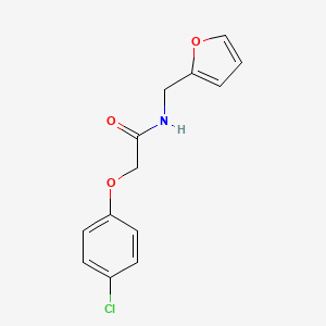 molecular formula C13H12ClNO3 B4807155 2-(4-chlorophenoxy)-N-(2-furylmethyl)acetamide CAS No. 300820-61-5