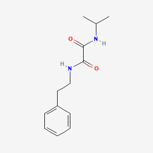 molecular formula C13H18N2O2 B4807345 N-isopropyl-N'-(2-phenylethyl)ethanediamide 