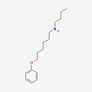 molecular formula C16H27NO B4807504 N-butyl-6-phenoxyhexan-1-amine CAS No. 418790-22-4
