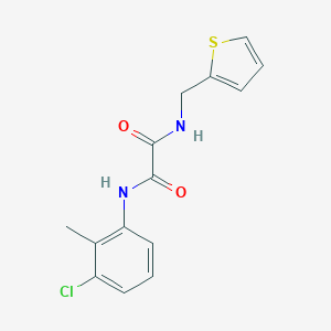 molecular formula C14H13ClN2O2S B480770 N~1~-(3-chloro-2-methylphenyl)-N~2~-(2-thienylmethyl)ethanediamide CAS No. 488107-93-3