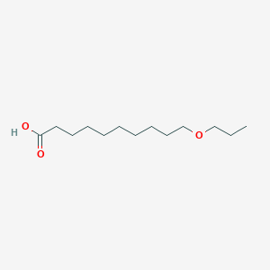 molecular formula C13H26O3 B048082 10-Propoxydecanoic acid CAS No. 119290-12-9