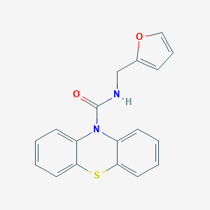 molecular formula C18H14N2O2S B480856 N-(2-furylmethyl)-10H-phenothiazine-10-carboxamide CAS No. 432502-91-5
