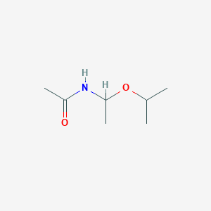 molecular formula C7H15NO2 B048105 N-(1-异丙氧乙基)乙酰胺 CAS No. 115910-75-3