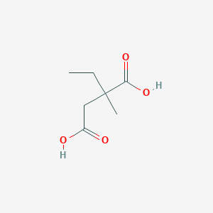 molecular formula C7H12O4 B048107 2-Ethyl-2-methylsuccinic acid CAS No. 631-31-2
