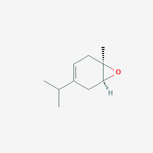 molecular formula C10H16O B048126 7-Oxabicyclo[4.1.0]hept-3-ene,1-methyl-4-(1-methylethyl)-,(1R)-(9CI) CAS No. 119479-37-7