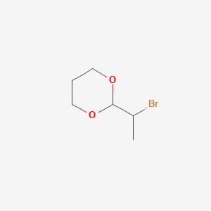 molecular formula C6H11BrO2 B048130 2-(2-Bromoethyl)-1,3-dioxane CAS No. 33884-43-4