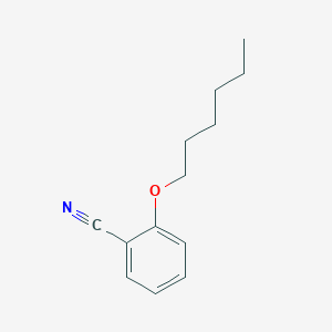 molecular formula C13H17NO B048131 2-(Hexyloxy)benzonitrile CAS No. 121554-15-2