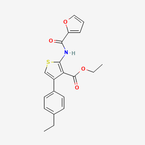 molecular formula C20H19NO4S B4813950 ethyl 4-(4-ethylphenyl)-2-(2-furoylamino)-3-thiophenecarboxylate 