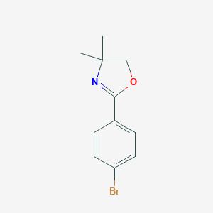 2-(4-Bromophenyl)-4,4-dimethyl-4,5-dihydro-1,3-oxazole