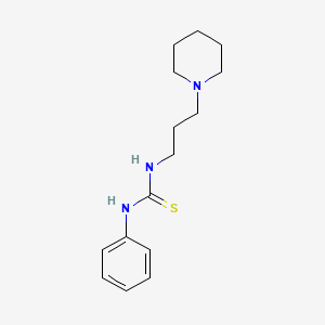 molecular formula C15H23N3S B4816210 1-Phenyl-3-[3-(piperidin-1-yl)propyl]thiourea 