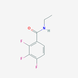 molecular formula C9H8F3NO B4816725 N-ethyl-2,3,4-trifluorobenzamide 