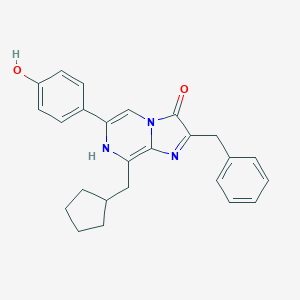 molecular formula C25H25N3O2 B048168 Coelenterazine hcp CAS No. 123437-32-1