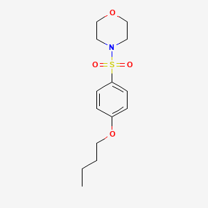 molecular formula C14H21NO4S B4817564 4-(4-Butoxy-benzenesulfonyl)-morpholine 