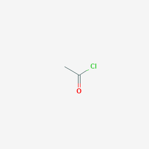 molecular formula CH3COCl<br>C2ClH3O<br>CH3COCl<br>C2H3ClO B048178 乙酰氯 CAS No. 75-36-5