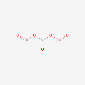 molecular formula (BiO)2CO3<br>CBi2O5 B048179 Bismuth subcarbonate CAS No. 5892-10-4