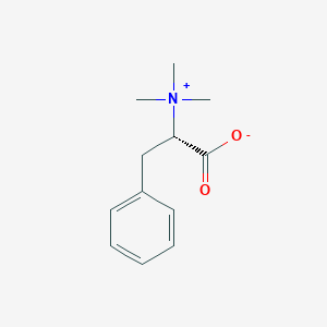 molecular formula C12H17NO2 B048186 L-Phenylalanine betaine CAS No. 56755-22-7