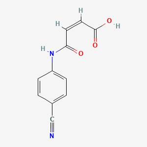 molecular formula C11H8N2O3 B4818756 (z)-4-(4-Cyanophenylamino)-4-oxobut-2-enoic acid 