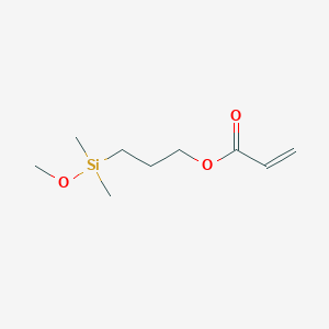 molecular formula C9H18O3Si B048188 3-(Methoxydimethylsilyl)propyl acrylate CAS No. 111918-90-2