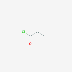 molecular formula C3H5ClO B048189 Propionyl chloride CAS No. 79-03-8