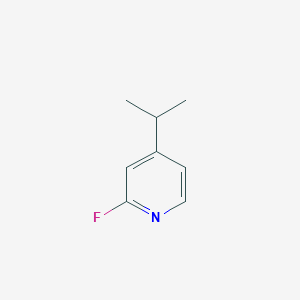 molecular formula C8H10FN B048191 2-Fluoro-4-isopropylpyridine CAS No. 111887-69-5