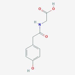 molecular formula C10H11NO4 B048193 4-羟基苯乙酰甘氨酸 CAS No. 28116-23-6