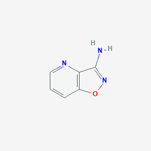 molecular formula C6H5N3O B048196 异噁唑并[4,5-b]吡啶-3-胺 CAS No. 114080-93-2