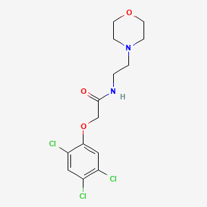 molecular formula C14H17Cl3N2O3 B4819648 N-[2-(4-morpholinyl)ethyl]-2-(2,4,5-trichlorophenoxy)acetamide 