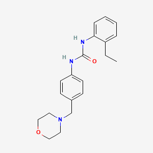 molecular formula C20H25N3O2 B4820008 N-(2-ETHYLPHENYL)-N'-[4-(MORPHOLINOMETHYL)PHENYL]UREA 