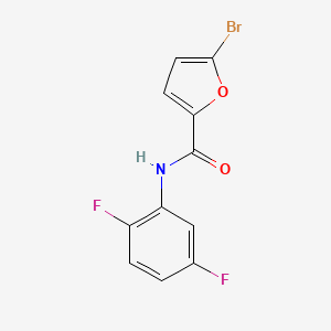 molecular formula C11H6BrF2NO2 B4820248 5-bromo-N-(2,5-difluorophenyl)furan-2-carboxamide 