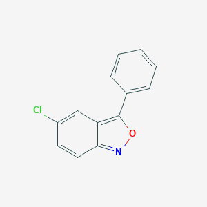 molecular formula C13H8ClNO B048209 5-Chloro-3-phenyl-2,1-benzisoxazole CAS No. 719-64-2