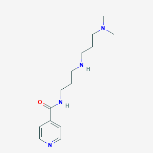 molecular formula C14H24N4O B482099 N-(3-((3-(Dimethylamino)propyl)amino)propyl)isonicotinamide CAS No. 402777-69-9