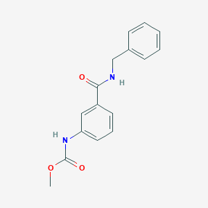 molecular formula C16H16N2O3 B4821538 methyl {3-[(benzylamino)carbonyl]phenyl}carbamate 