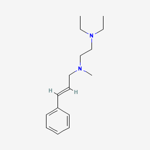 molecular formula C16H26N2 B4821655 N',N'-diethyl-N-methyl-N-[(E)-3-phenylprop-2-enyl]ethane-1,2-diamine 